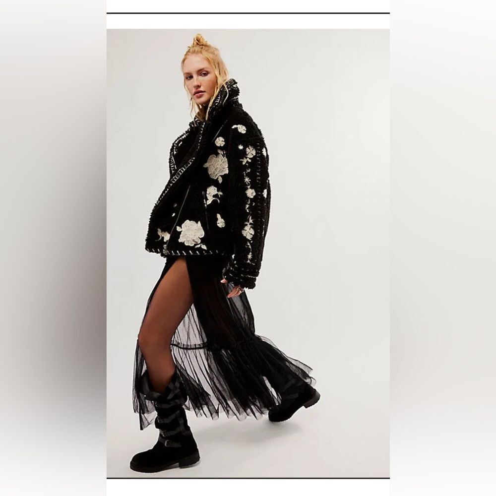 FREE PEOPLE Maya Sherpa Jacket size L